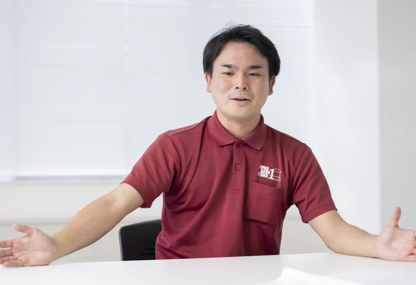 インタビュー風景