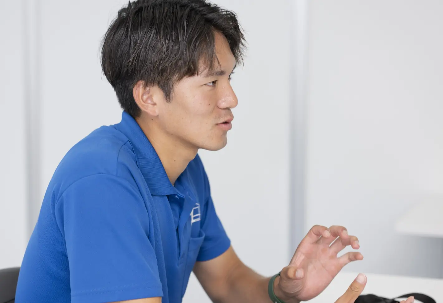 インタビュー風景